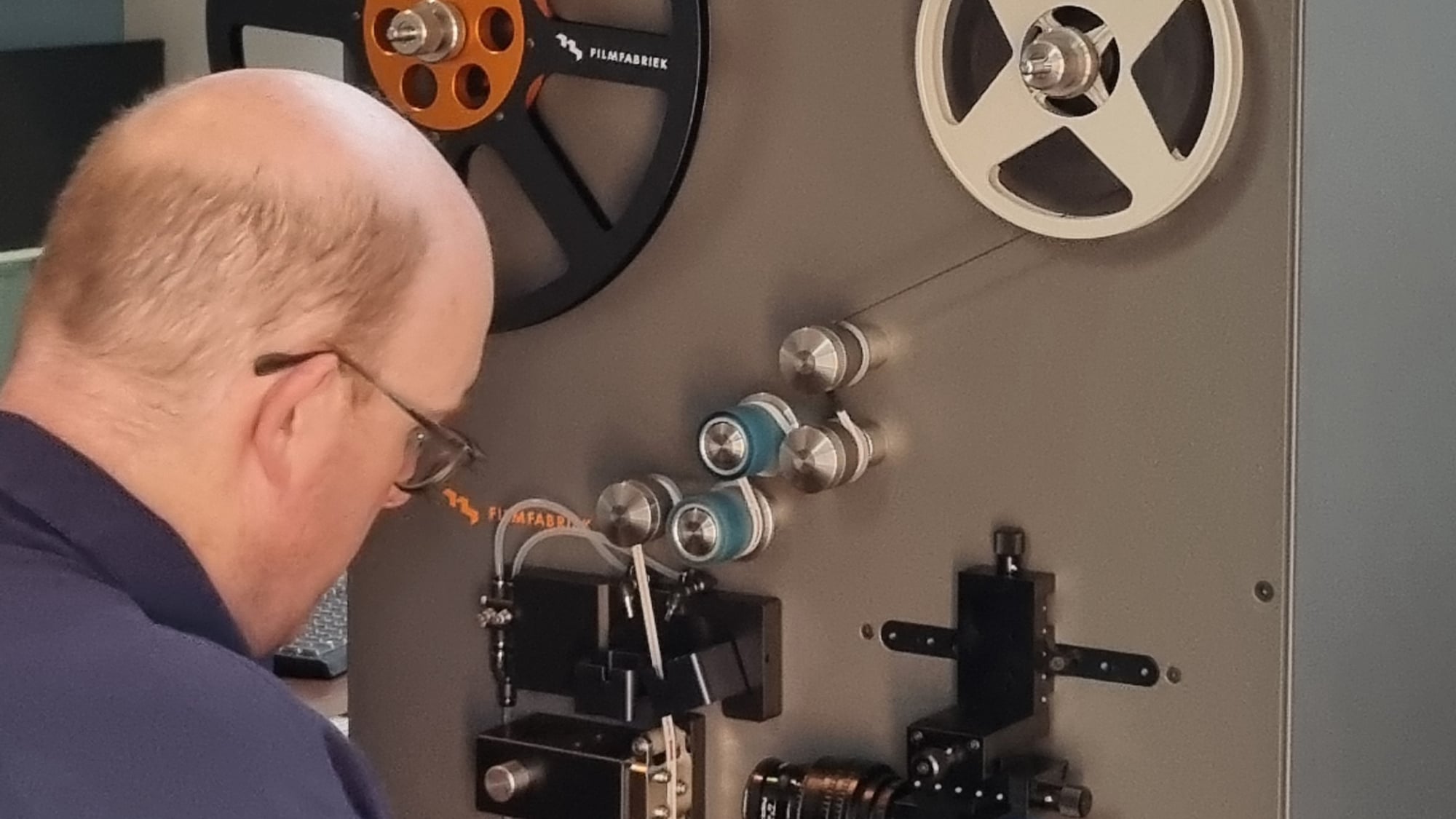 Haropi - Rolf met Filmfabriek HDS+ aan het werk